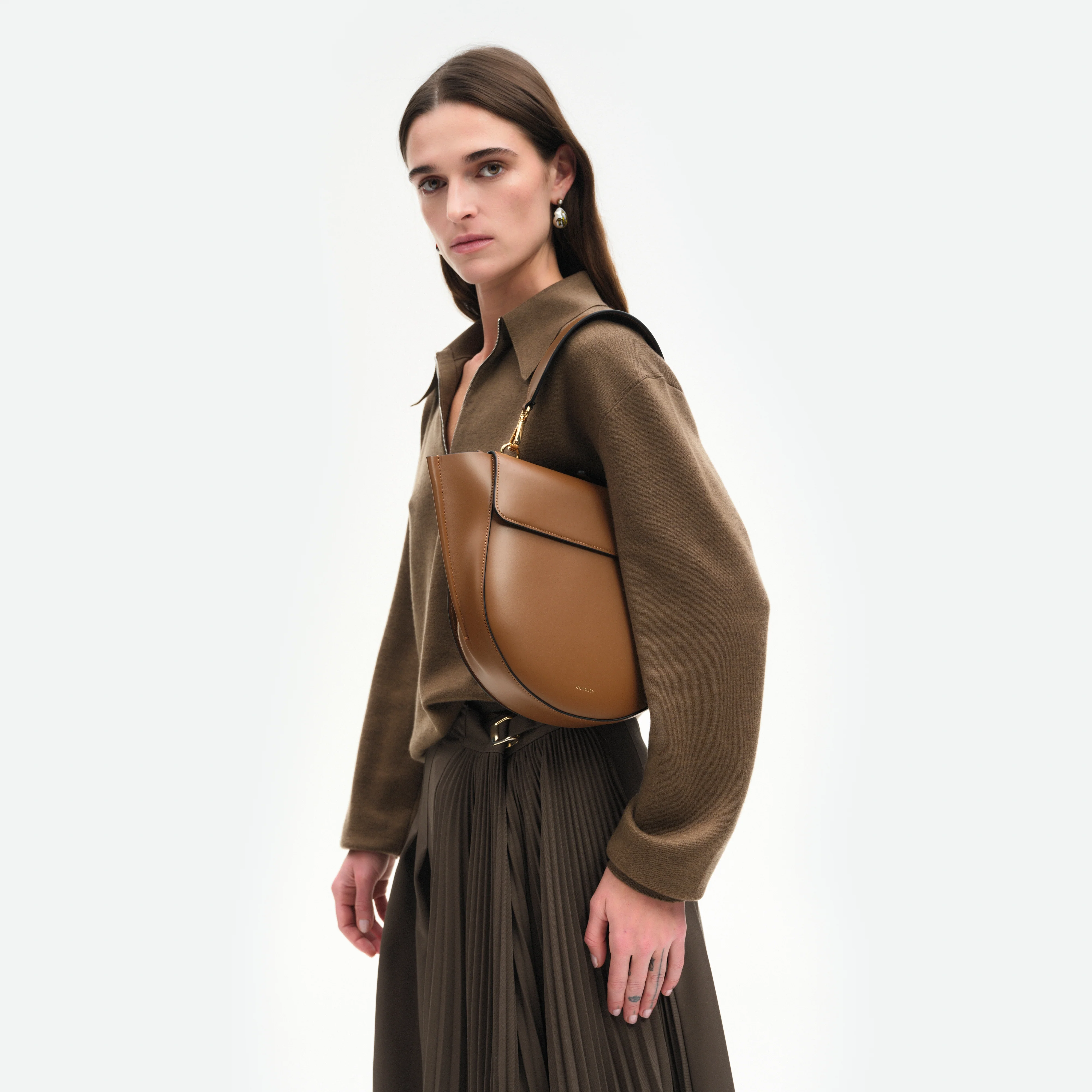 Hortensia Bag Medium - Saddle - Image 4