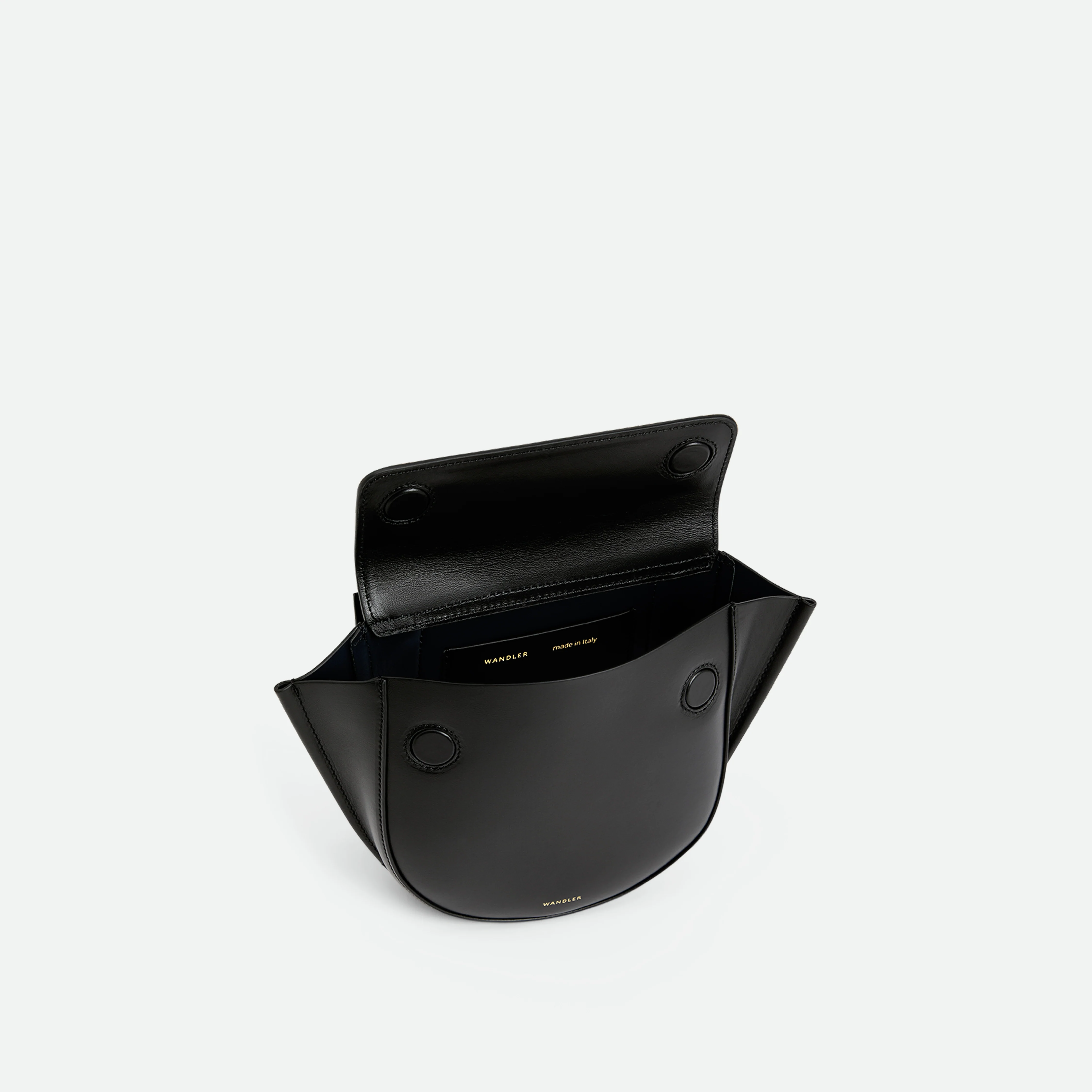 Hortensia Bag Mini - Black / Bamboo - Image 5