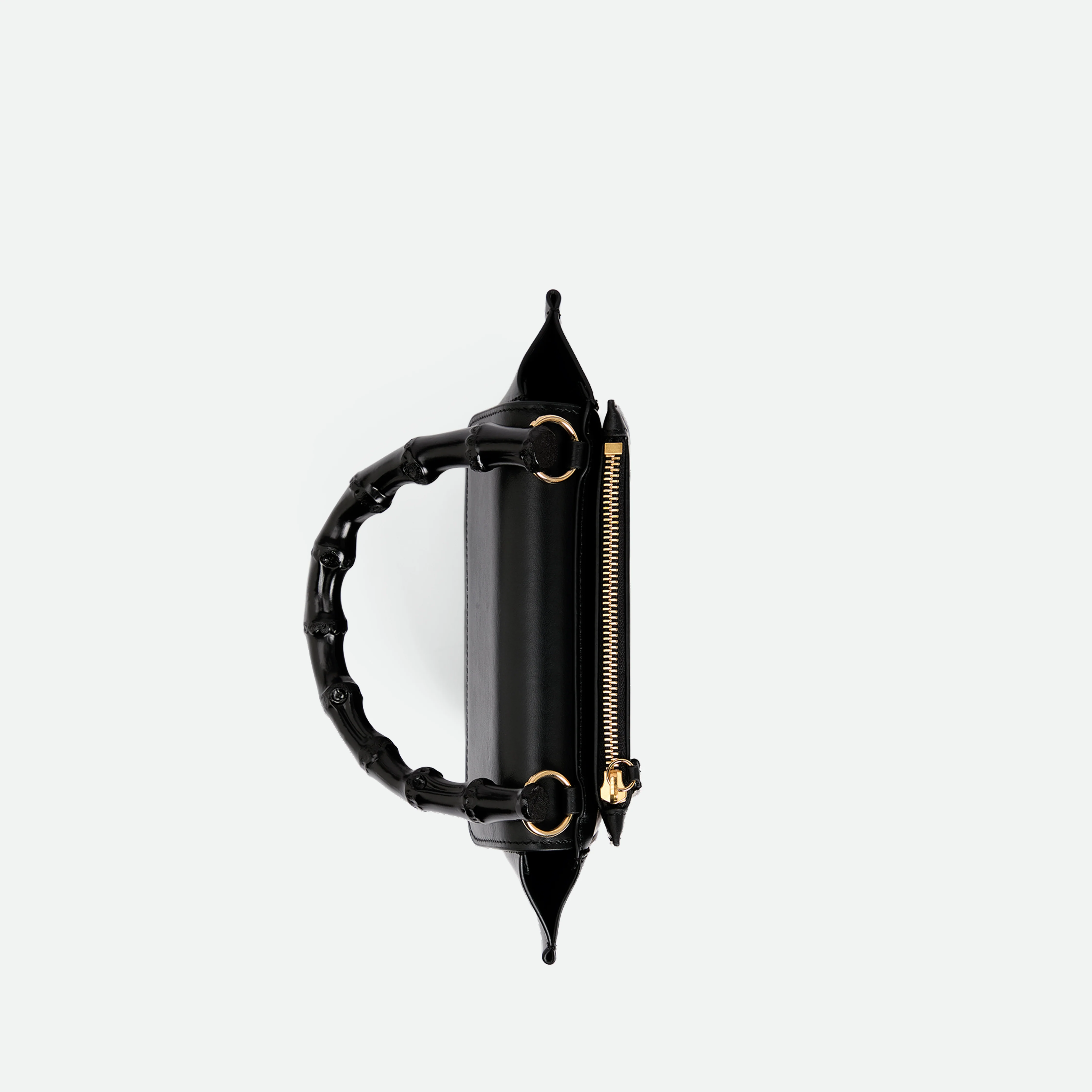 Hortensia Bag Mini - Black / Bamboo - Image 6