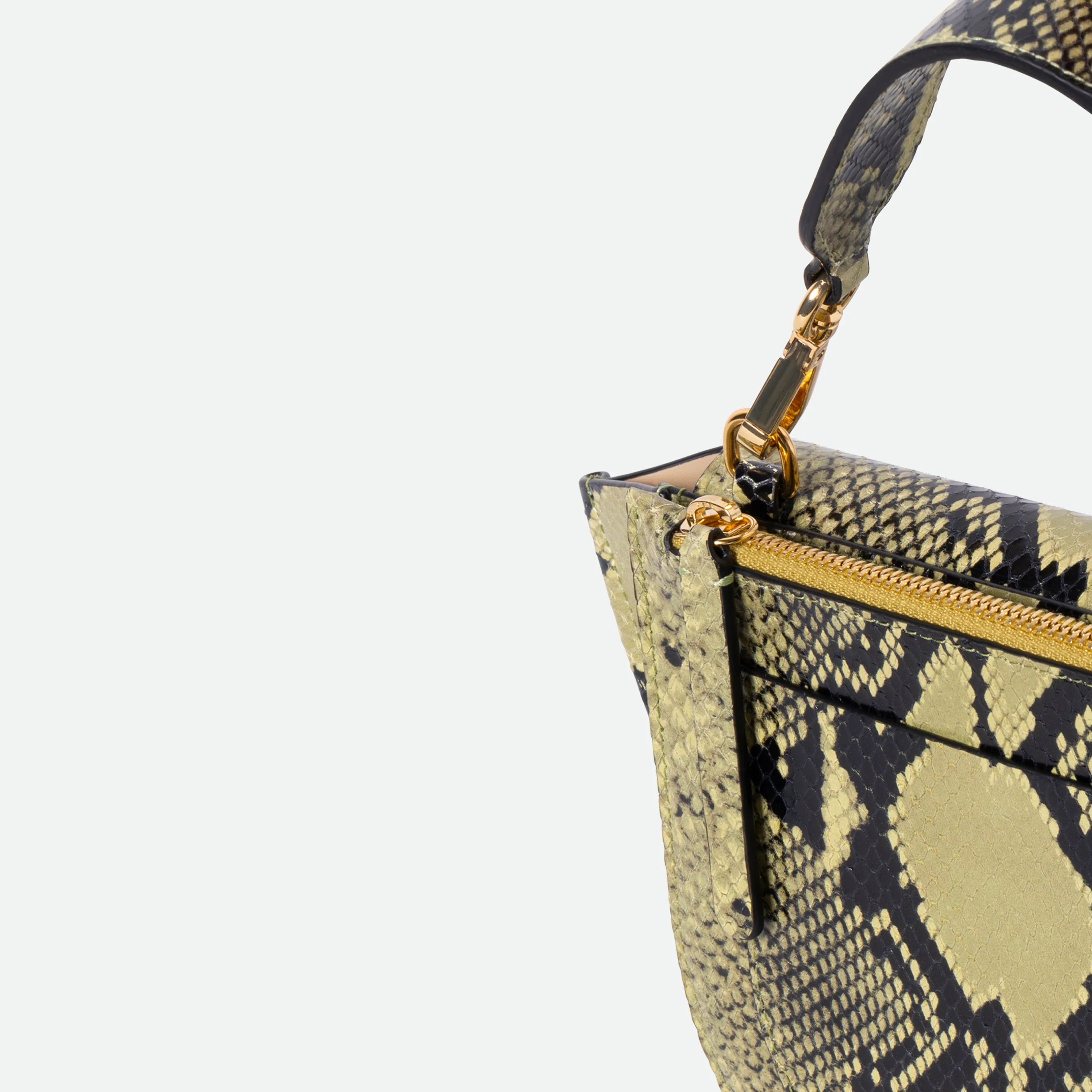 Hortensia Bag Mini - Lime Python - Image 4