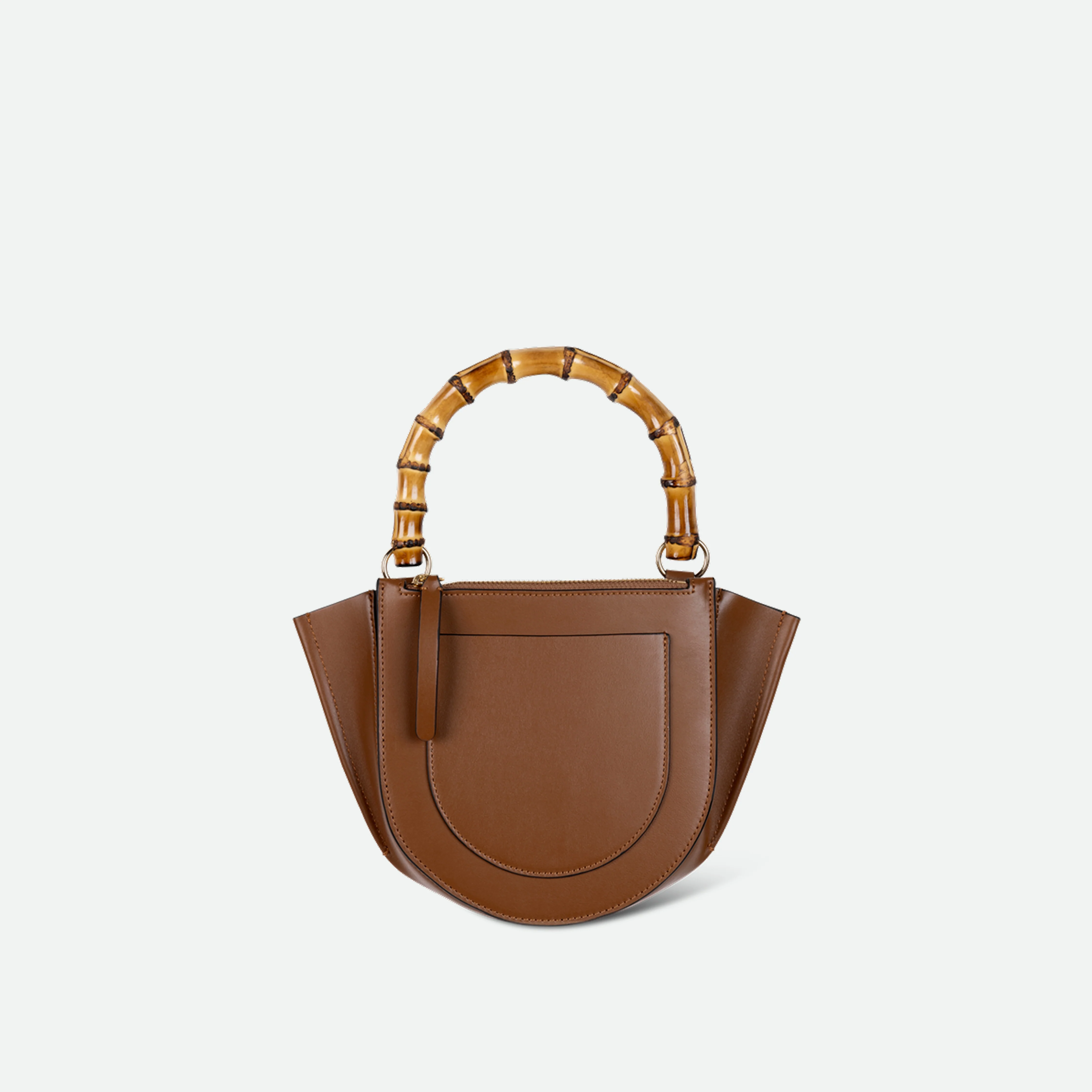 Hortensia Bag Mini - Saddle / Bamboo - Image 3