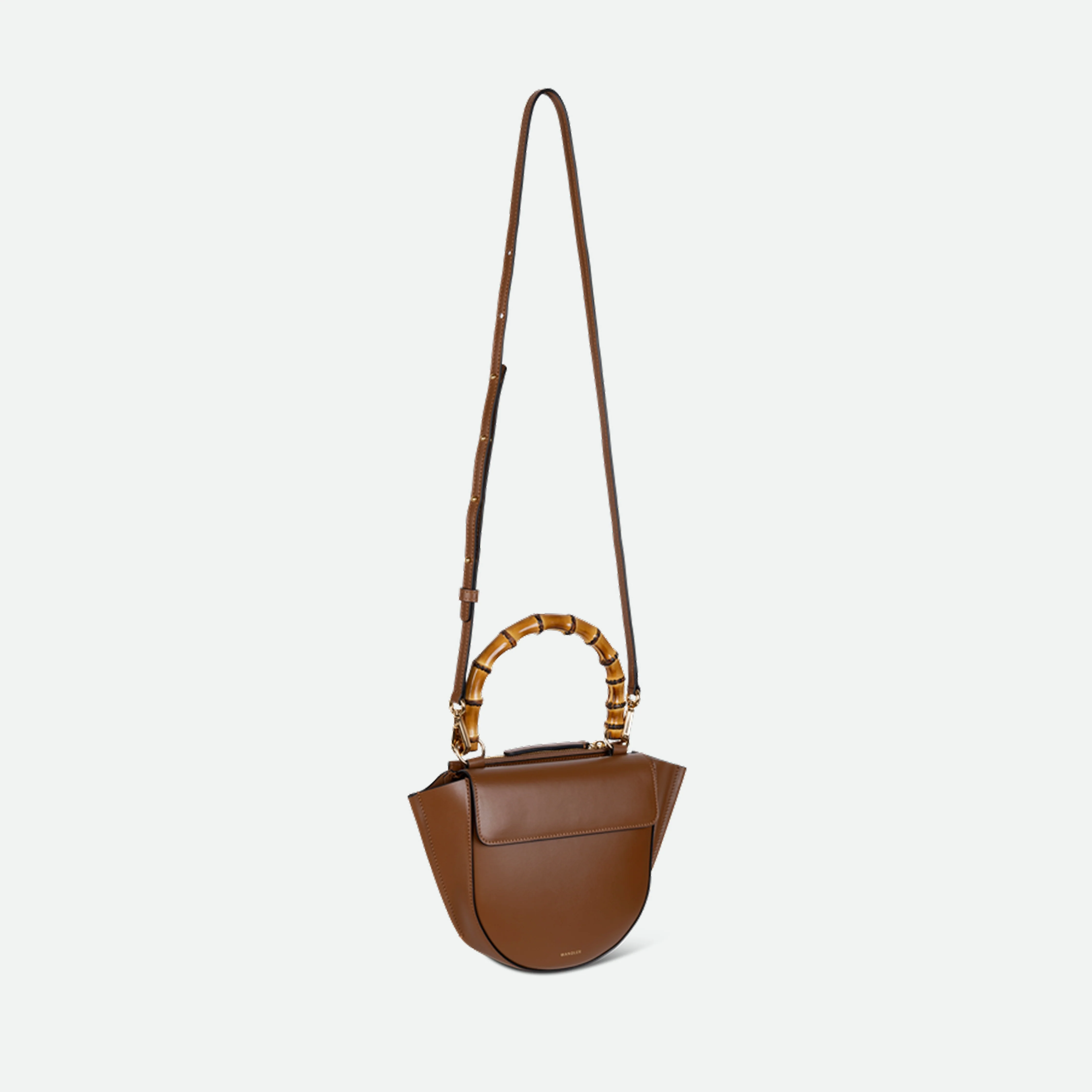 Hortensia Bag Mini - Saddle / Bamboo - Image 6
