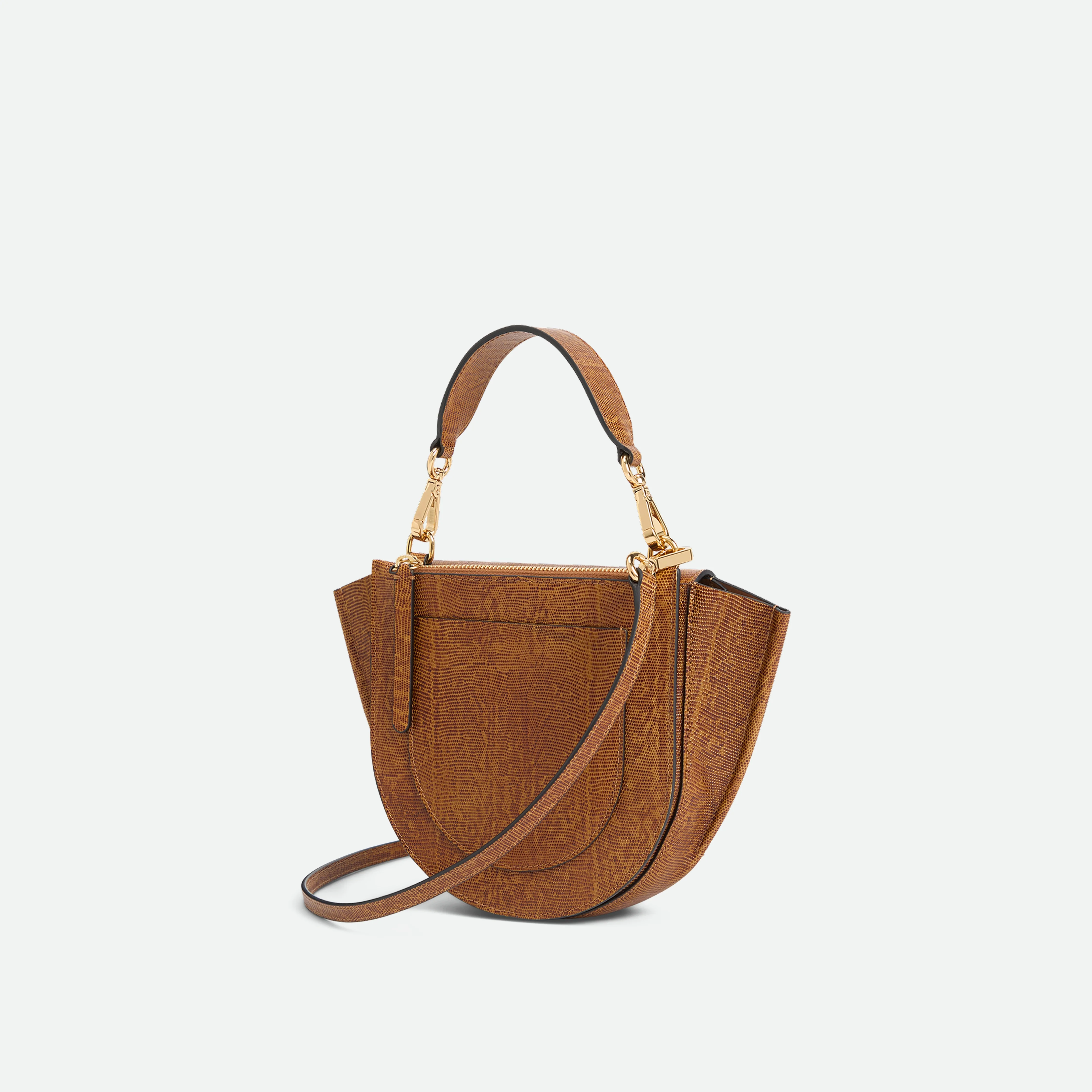 Hortensia Bag Mini - Tabacco Lizzard - Image 5