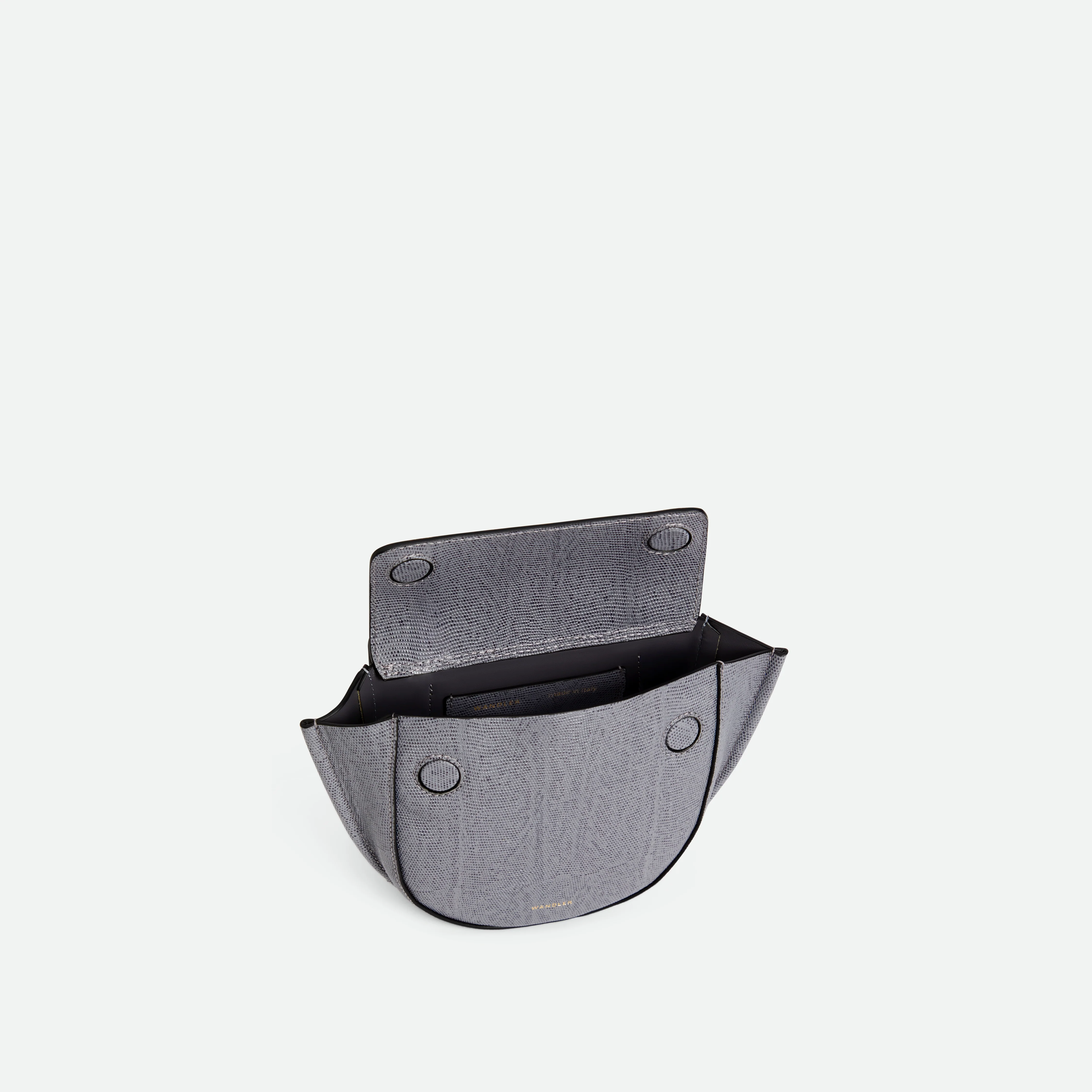 Hortensia Bag Piccola - Grey Lizzard - Image 3