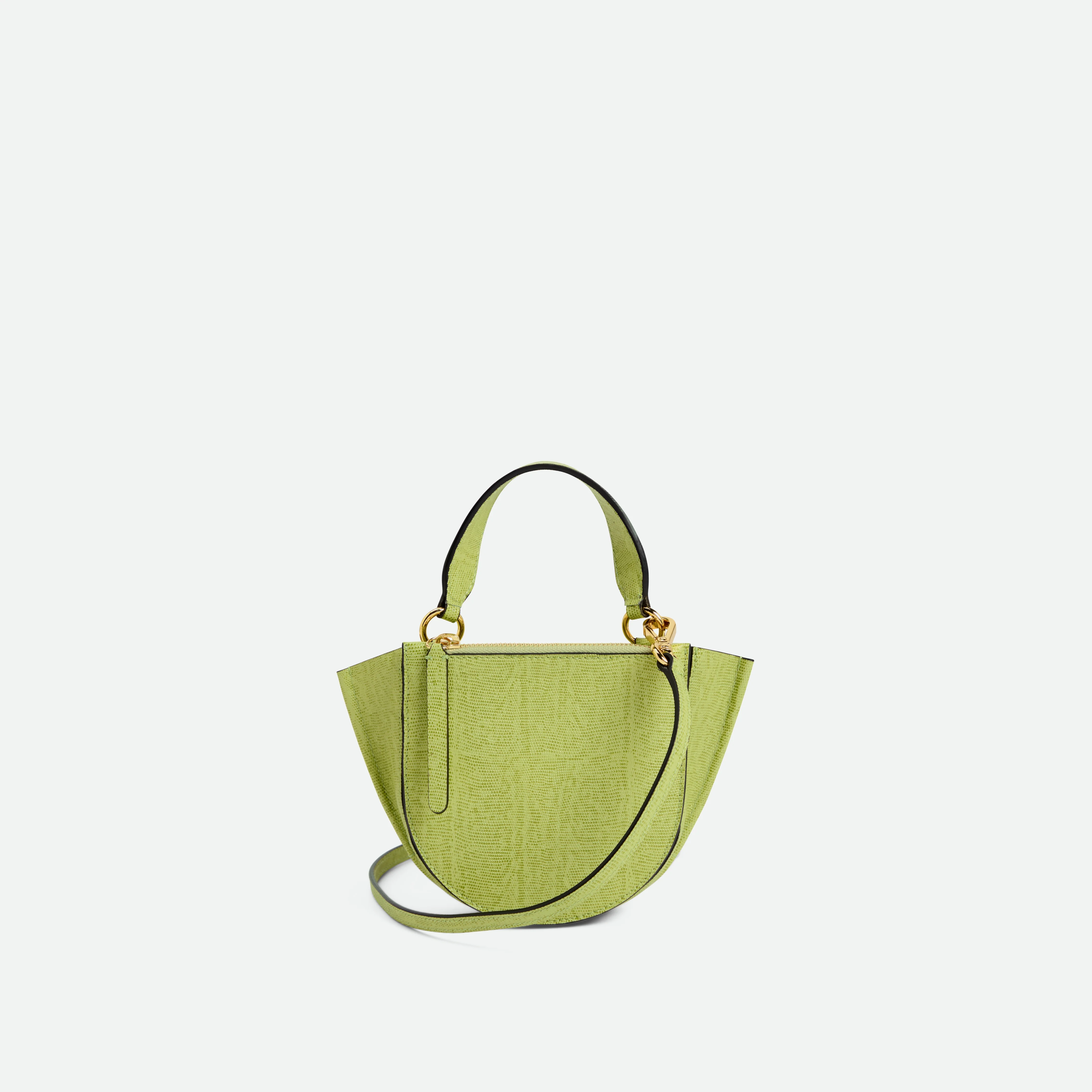Hortensia Bag Piccola - Lime Lizzard - Image 3
