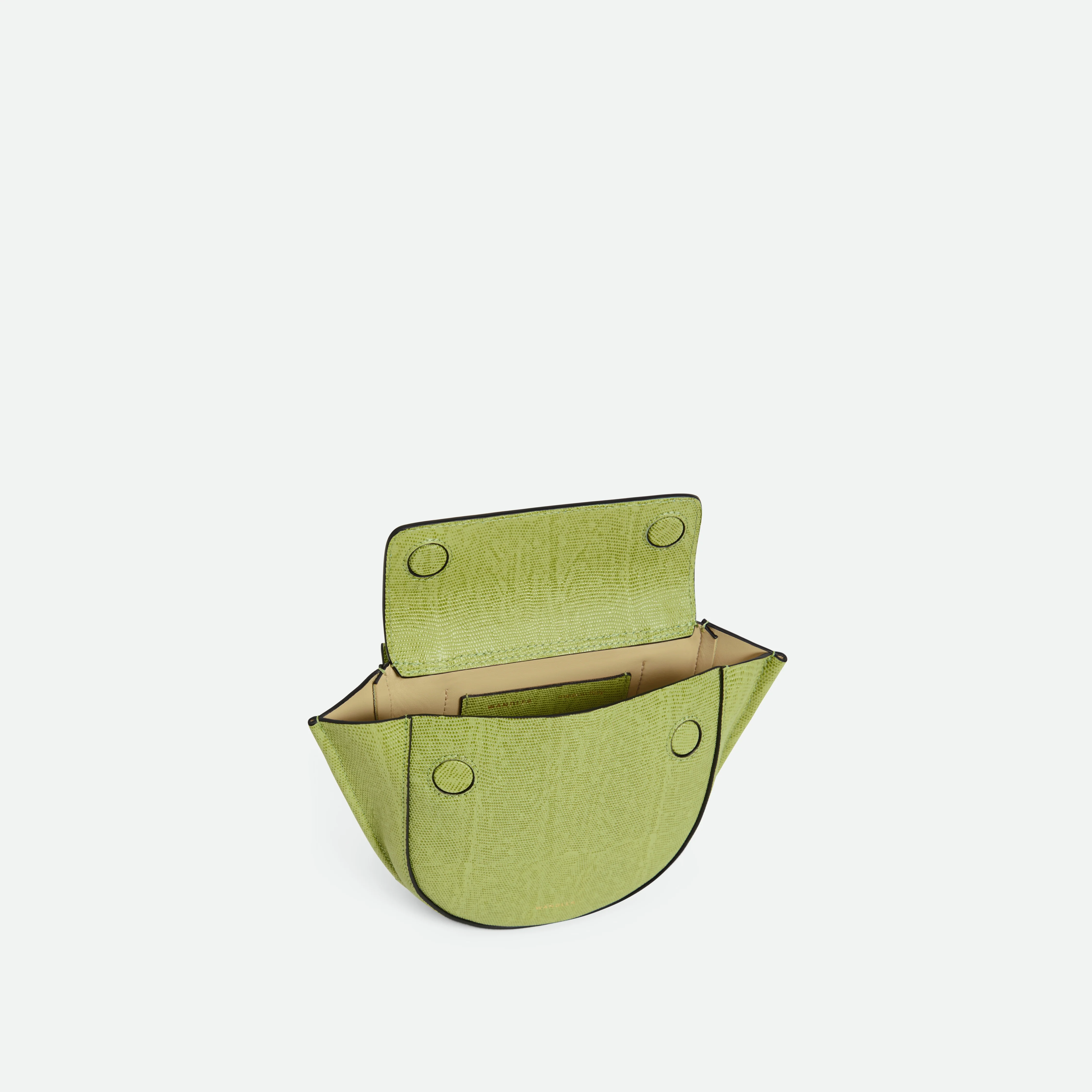 Hortensia Bag Piccola - Lime Lizzard - Image 5