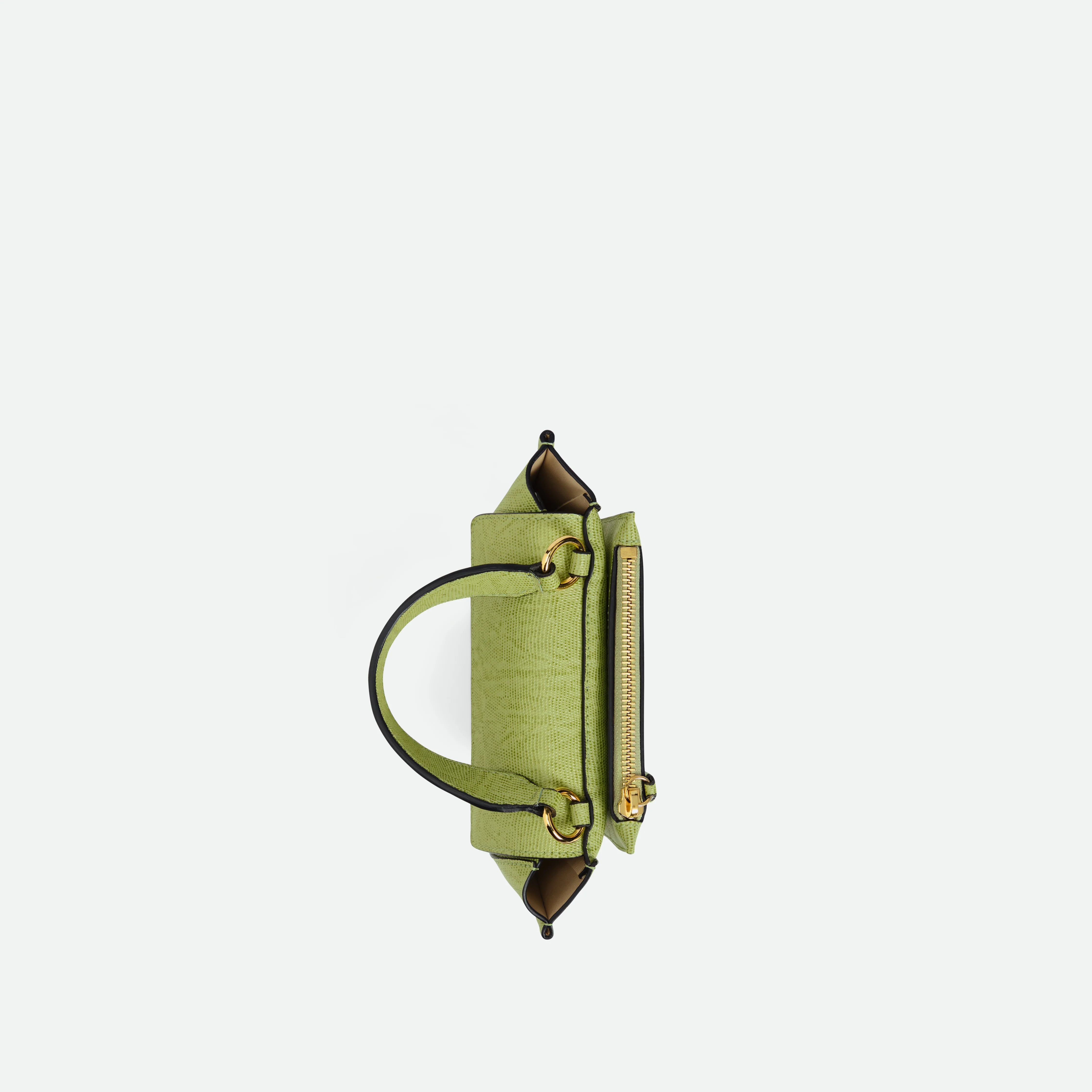 Hortensia Bag Piccola - Lime Lizzard - Image 6