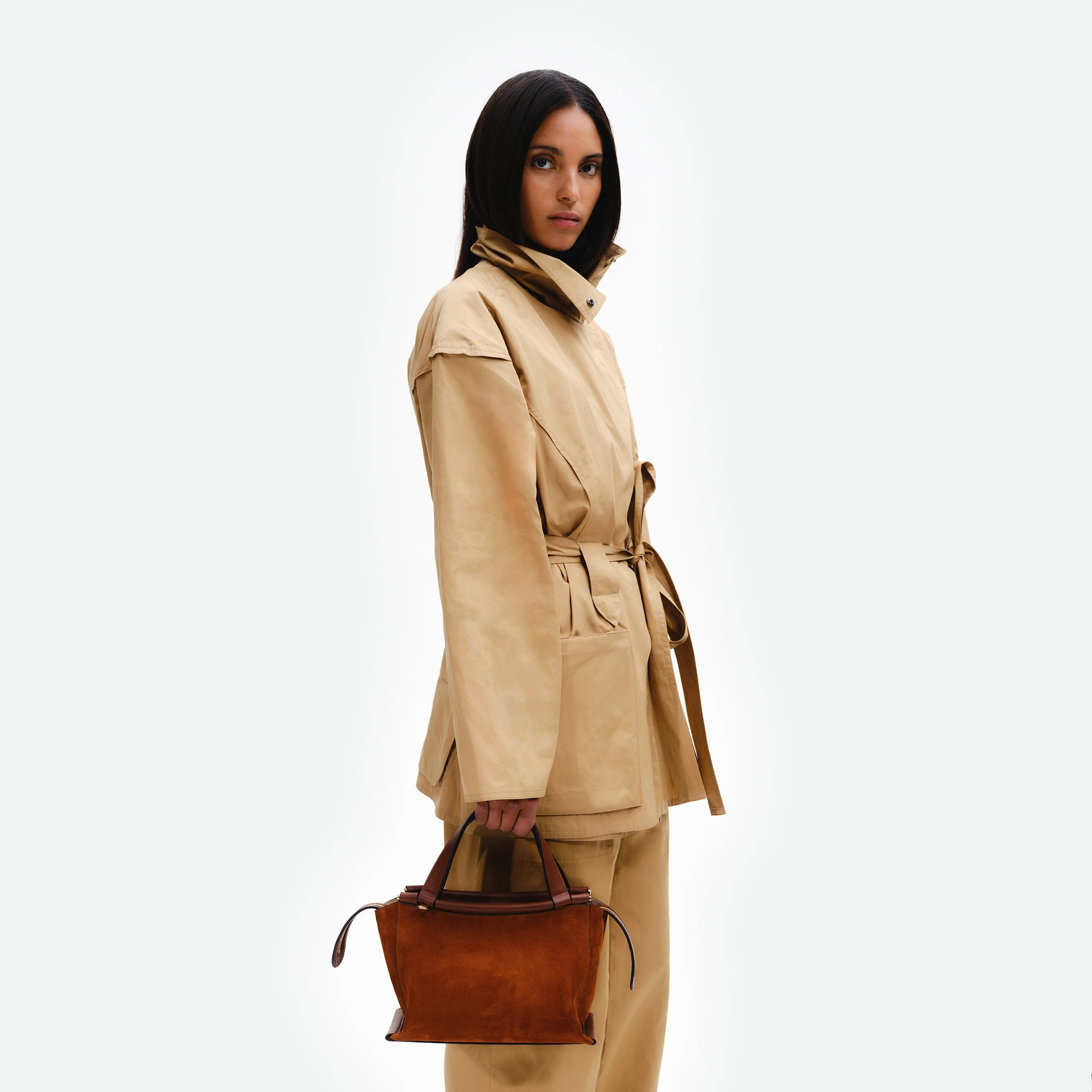 Ida Bag - Tan Suede - Image 4
