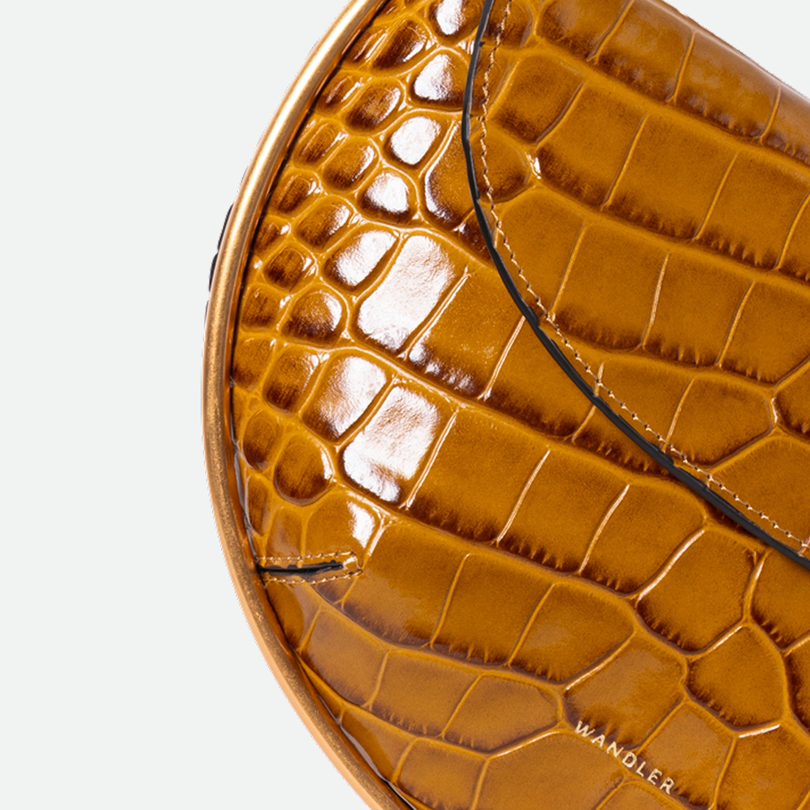 Kate Mini Crossbody - Saddle Croco - Image 5