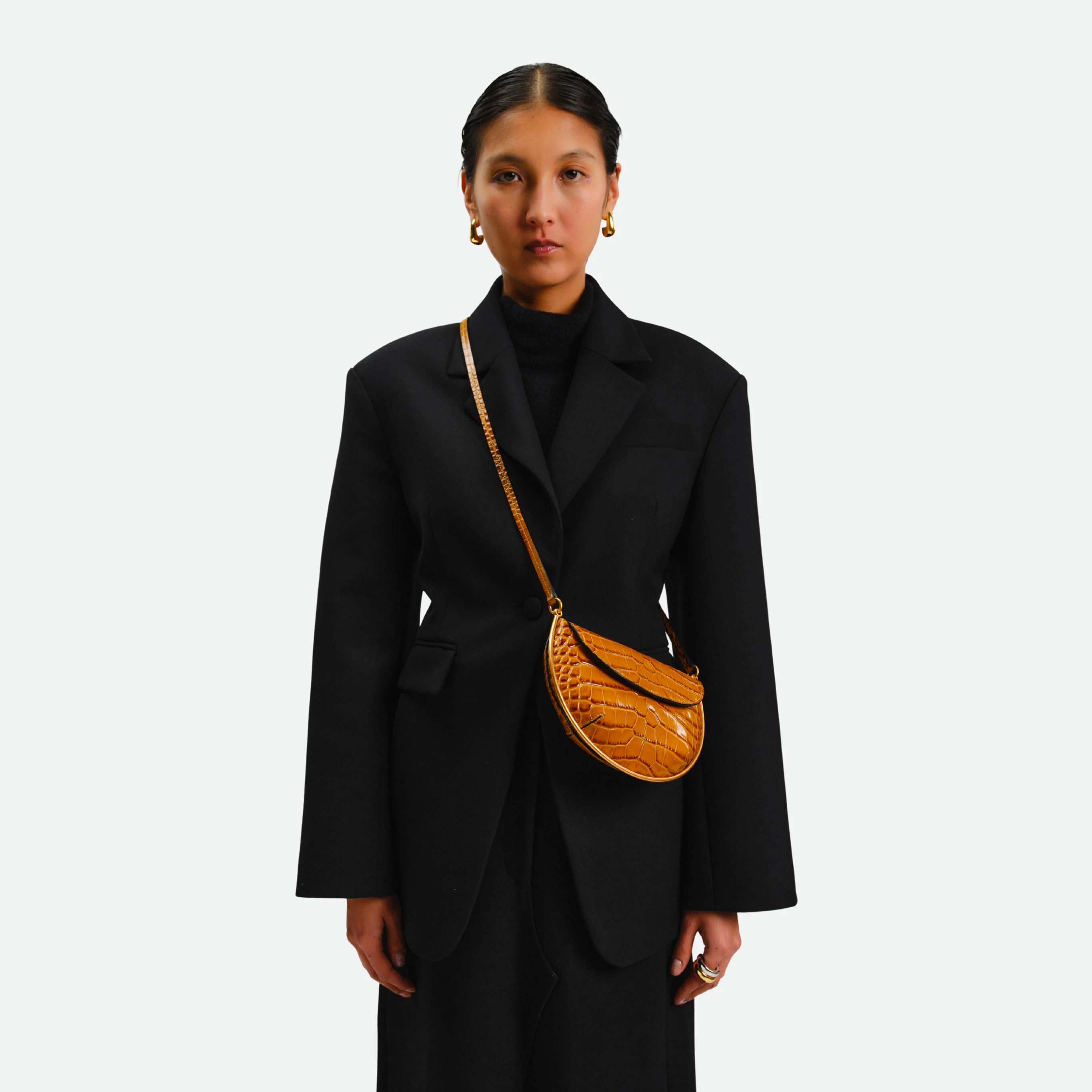 Kate Mini Crossbody - Saddle Croco - Image 6