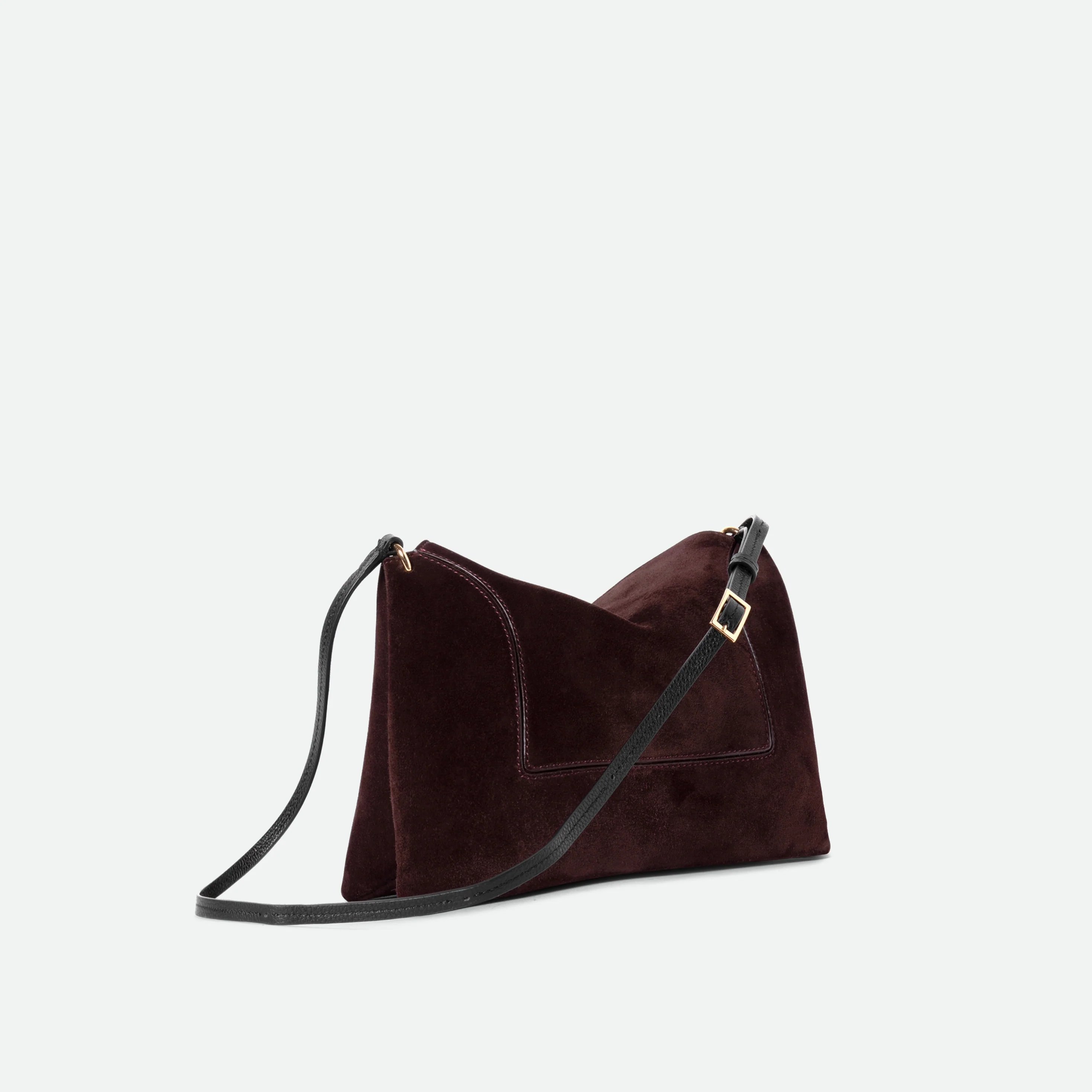 Penelope Slouch Bag - Acai Suede - Image 3