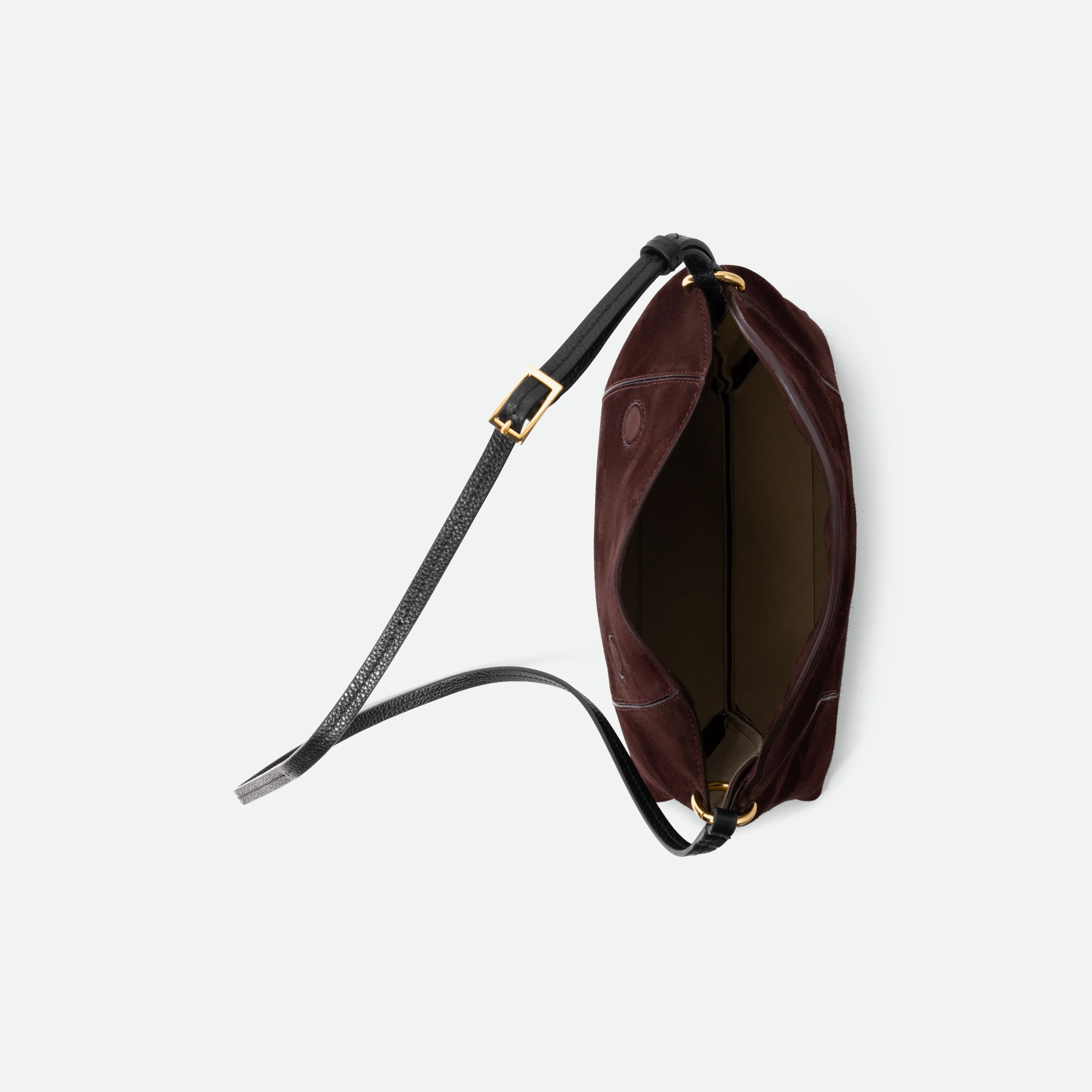 Penelope Slouch Bag - Acai Suede - Image 5