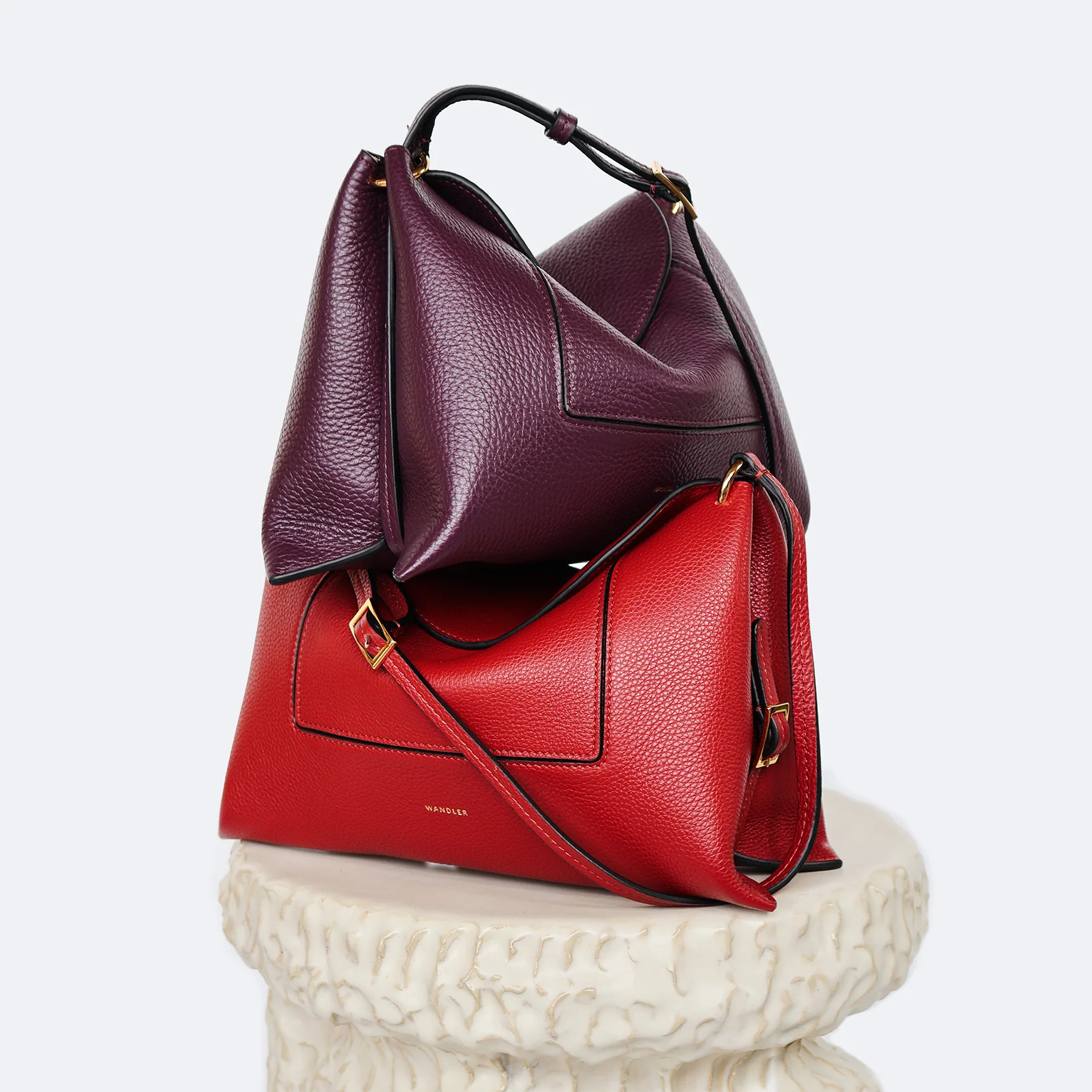 Penelope Slouch Bag - Aubergine Crust - Image 2