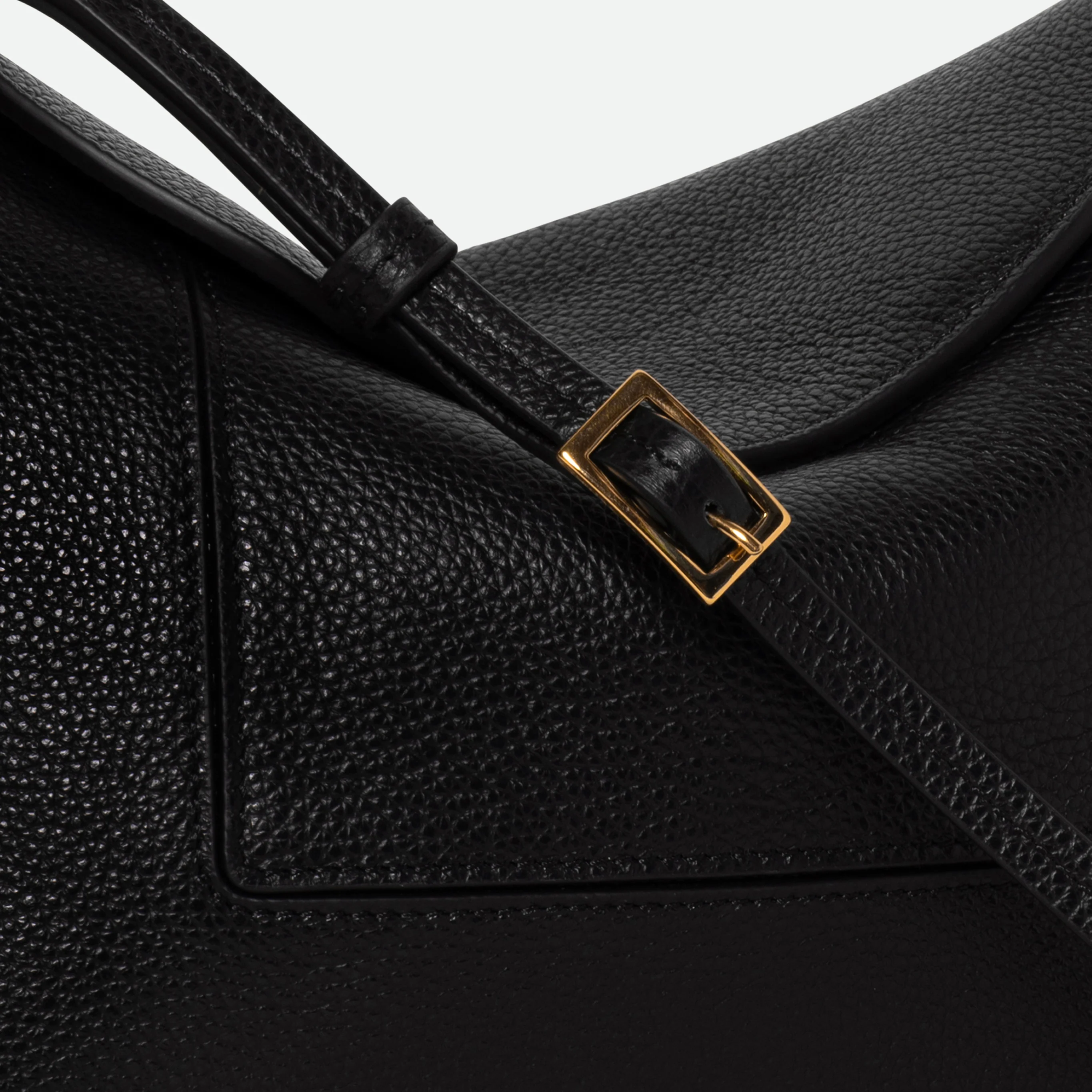 Penelope Slouch Bag - Black Crust - Image 8
