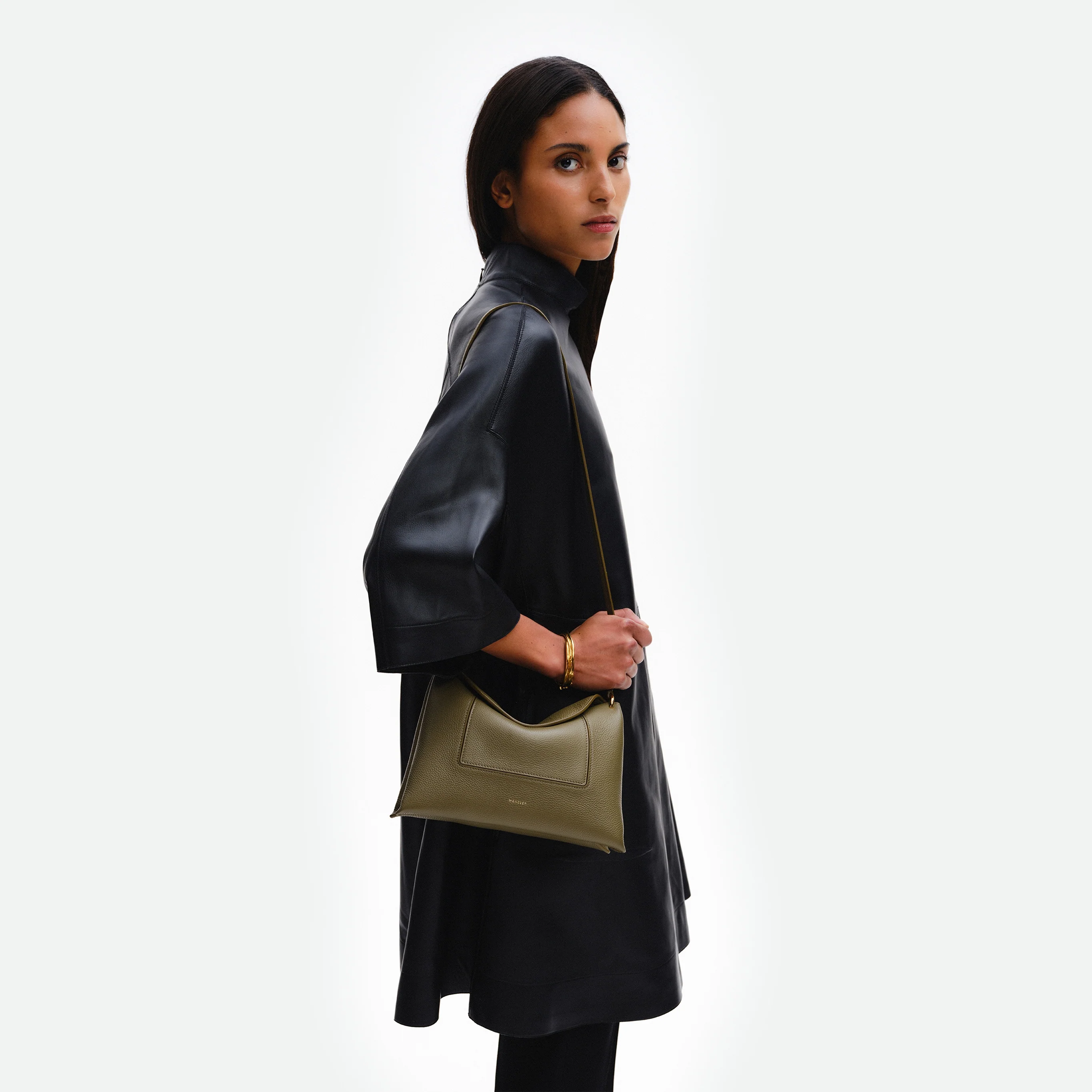 Penelope Slouch Bag - Olive Crust - Image 9