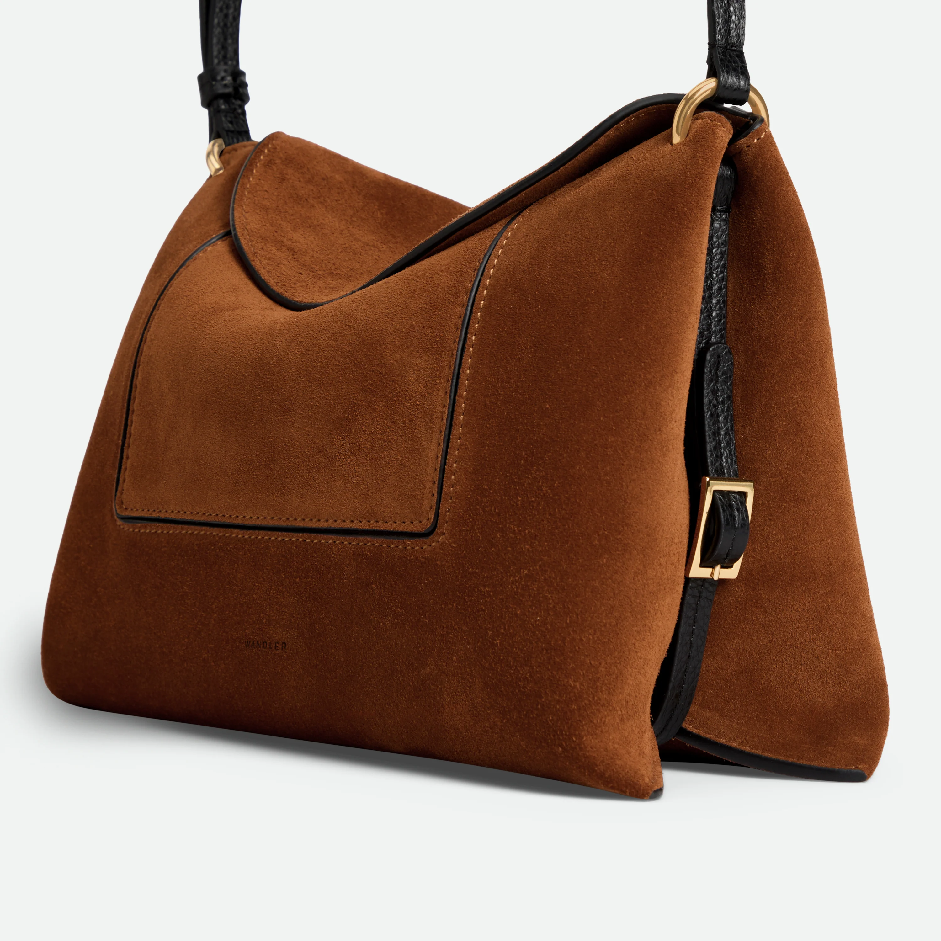 Penelope Slouch Bag - Saddle Suede - Image 3