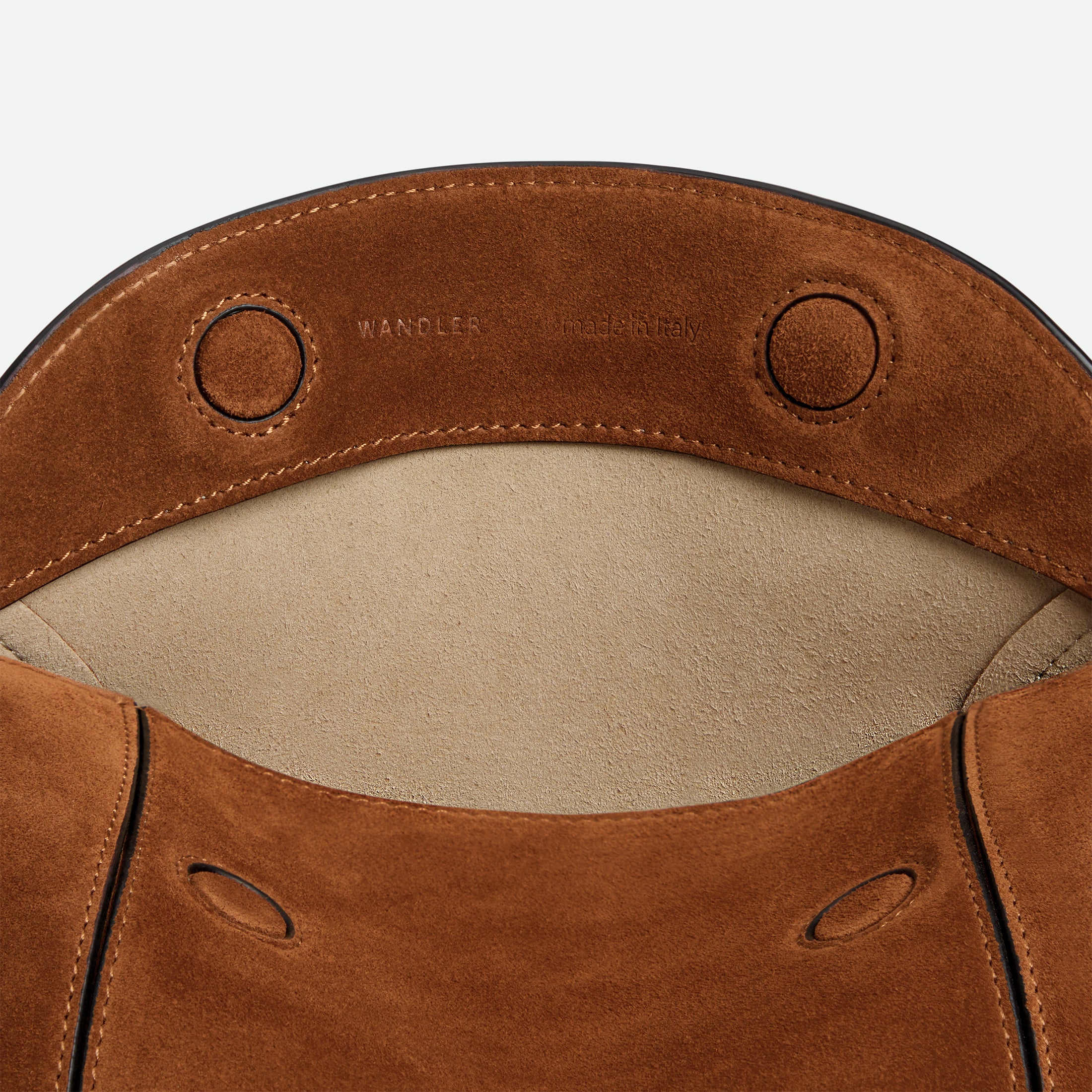 Penelope Slouch Bag - Saddle Suede - Image 4
