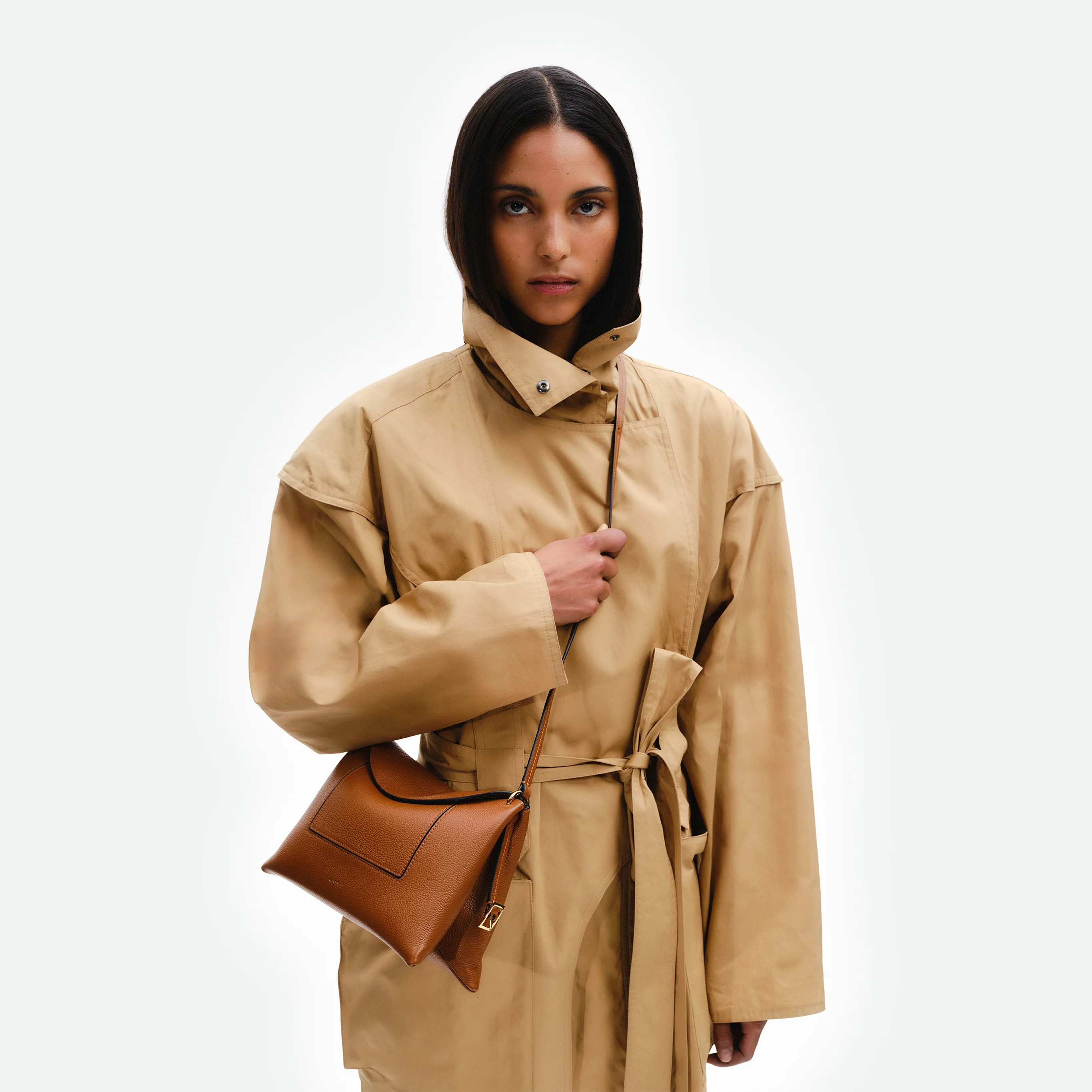 Penelope Slouch Bag - Tan Crust - Image 3