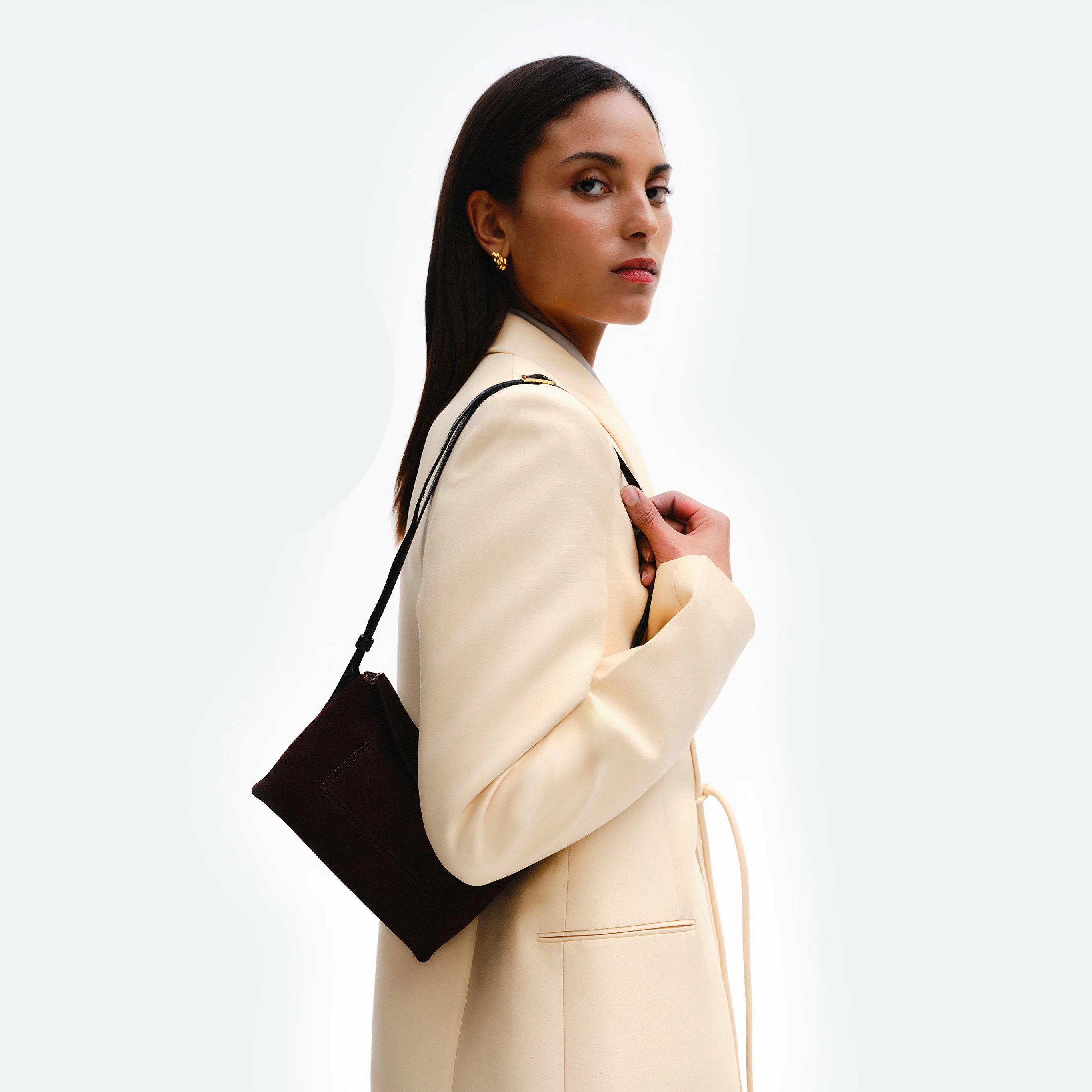 Penelope Slouch Mini - Acai Suede - Image 4