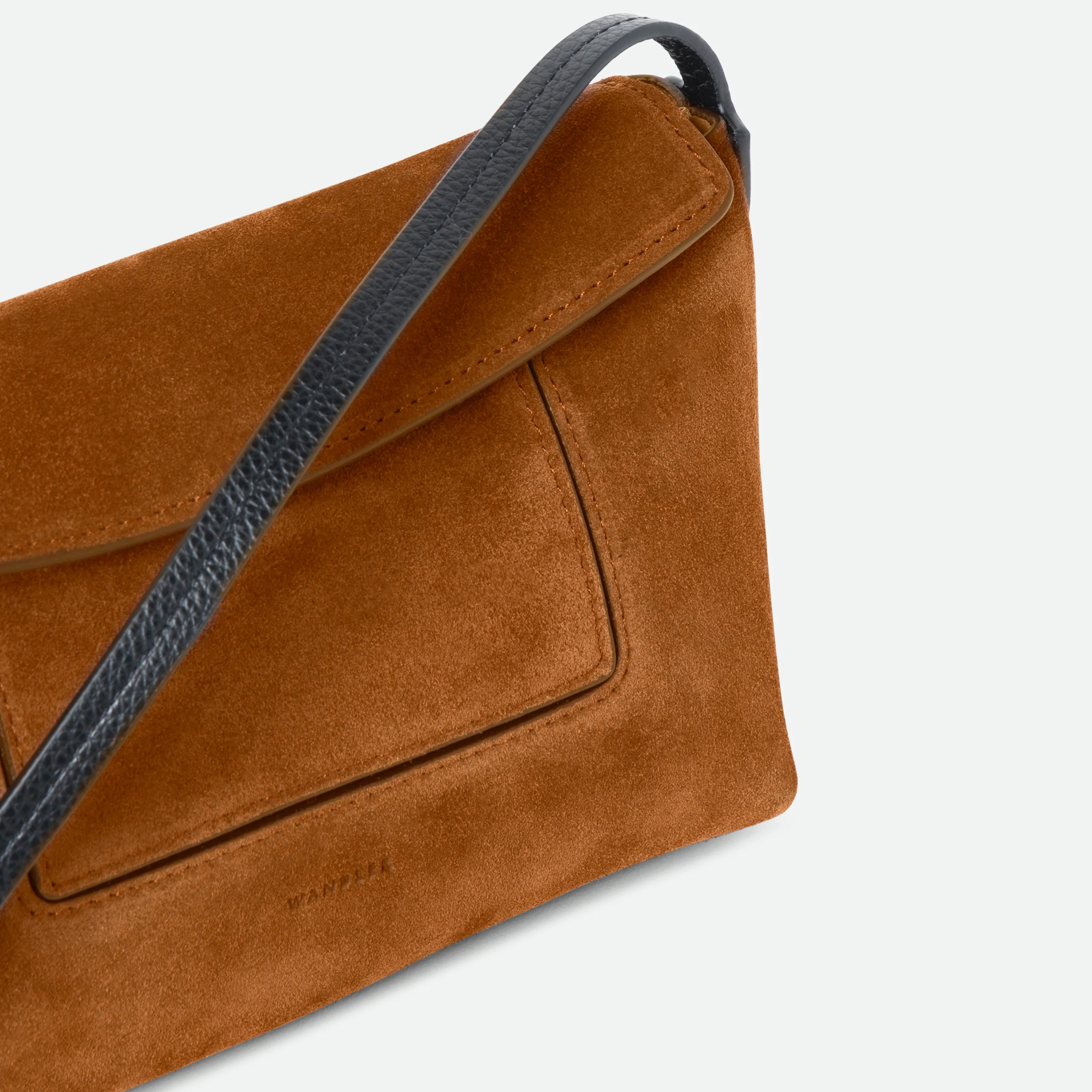 Penelope Slouch Mini - Cognac Suede - Image 5