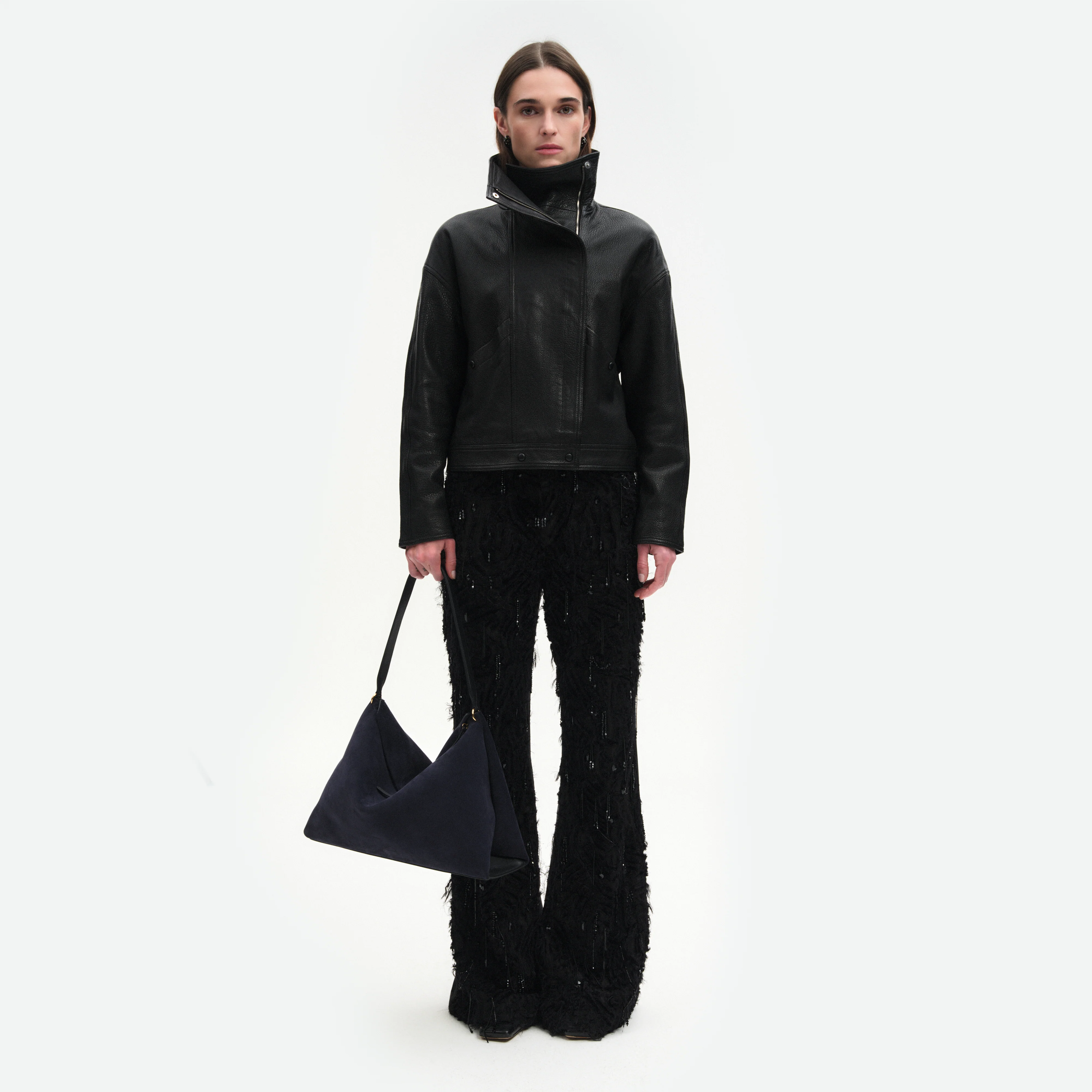 Penelope Tote - Orion Suede / Black - Image 4