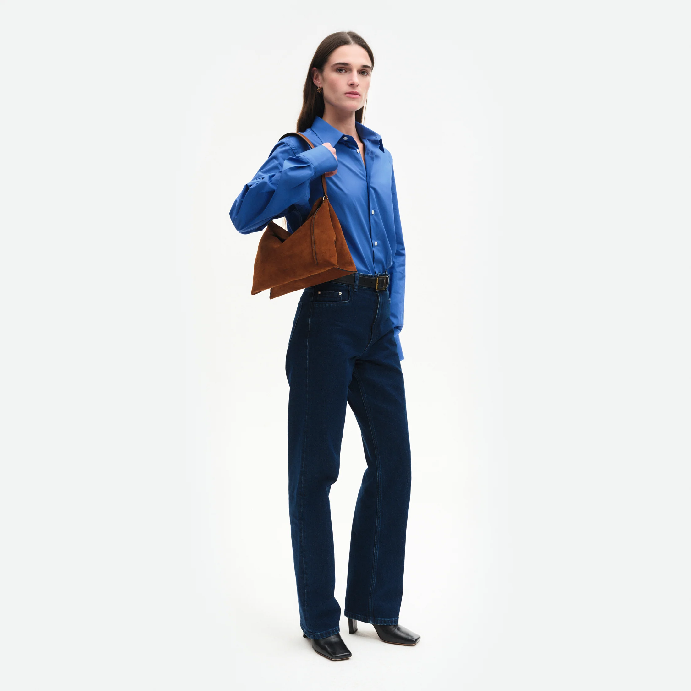 Penelope Tote Small - Saddle Suede - Image 5