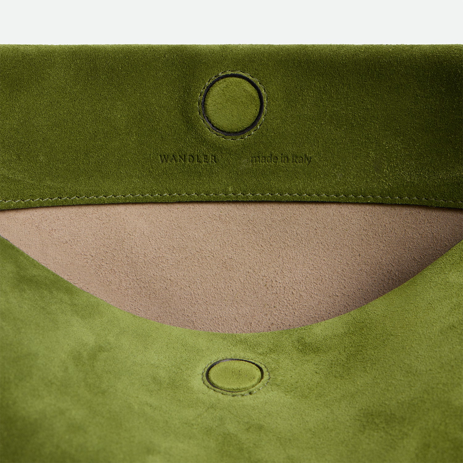 Penelope Tote Small - Verde Suede / Black - Image 7