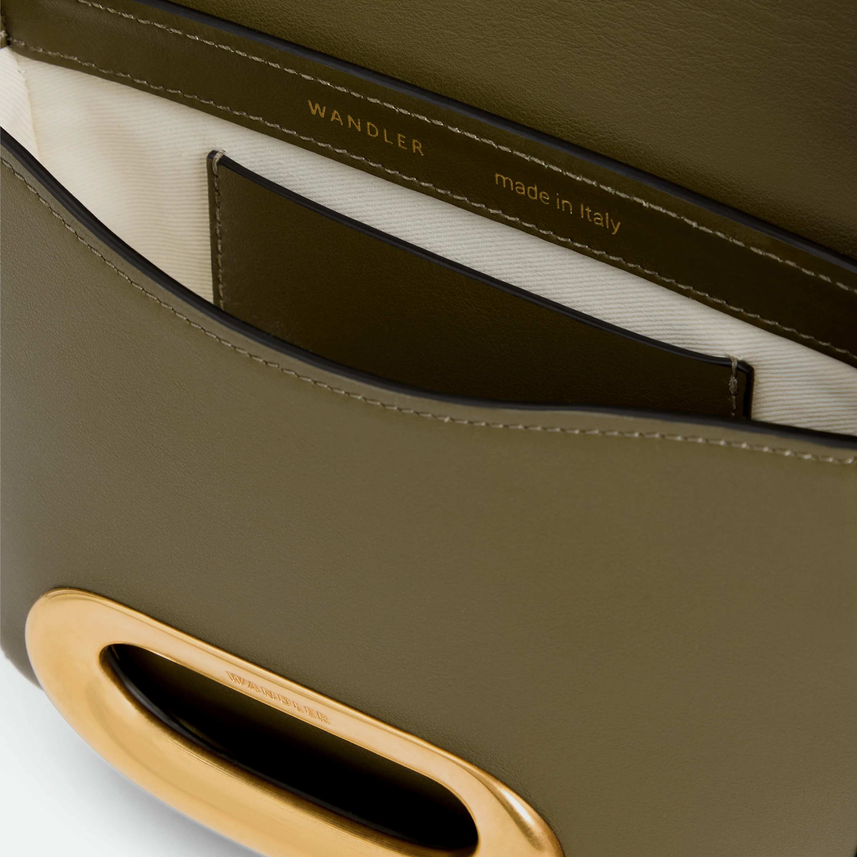 Veneto Crossbody Small - Deep Olive - Image 7