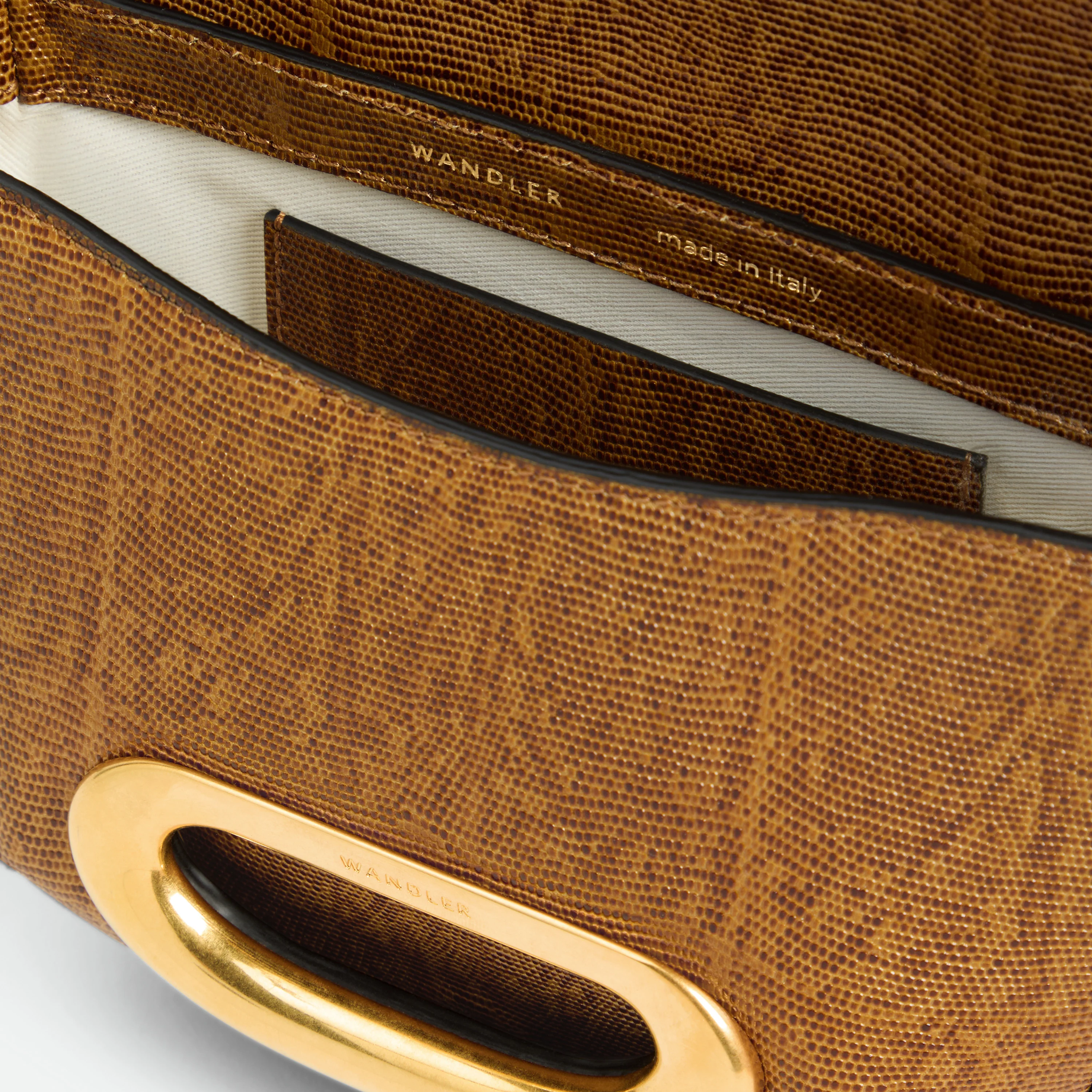 Veneto Crossbody Small - Tabacco Lizzard - Image 7